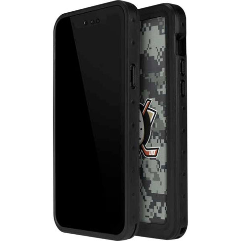 NHL Anaheim Ducks Camo iPhone 15 Pro Waterproof Case